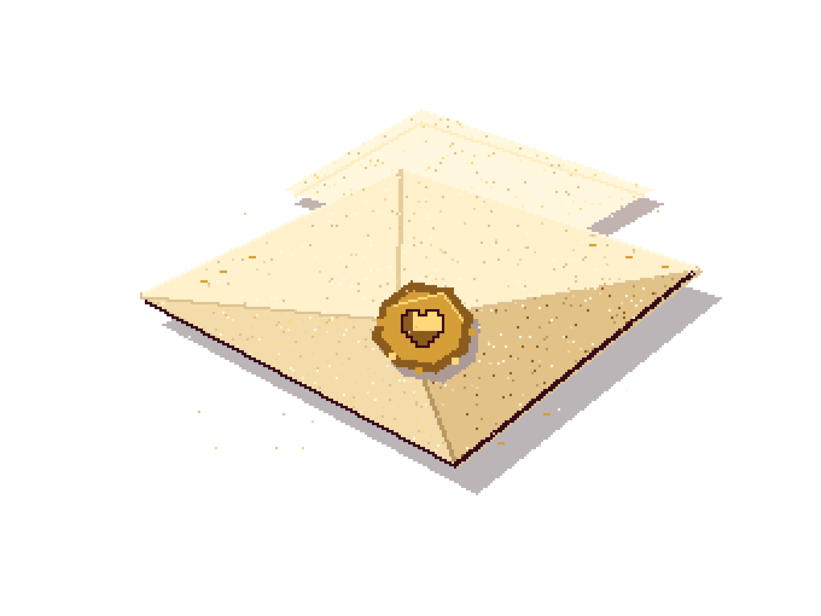 amplop pixel art premium